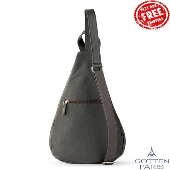 The Sak Geo Leather Sling Backpack Slate Women's Bag - Picture 7 of 7